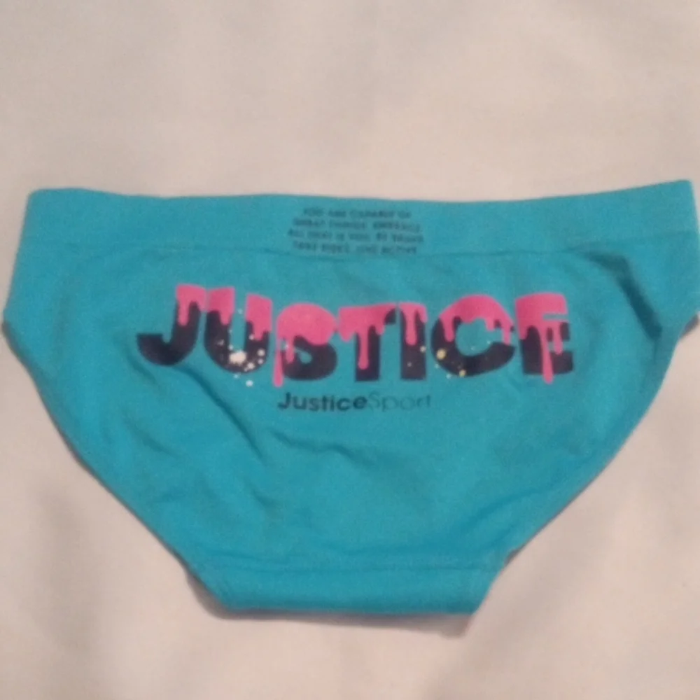 Justice Girls Nylon Spandex Bikini Underwear NWOT